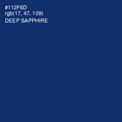 #112F6D - Deep Sapphire Color Image