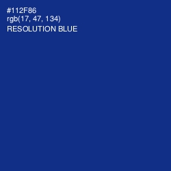 #112F86 - Resolution Blue Color Image