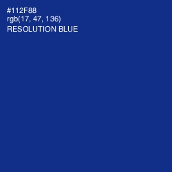 #112F88 - Resolution Blue Color Image