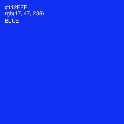#112FEE - Blue Color Image