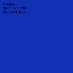 #1130B4 - Persian Blue Color Image