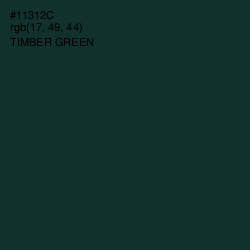 #11312C - Timber Green Color Image