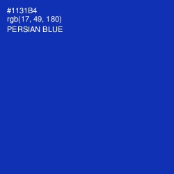 #1131B4 - Persian Blue Color Image