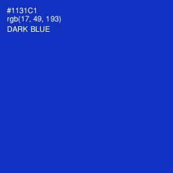 #1131C1 - Dark Blue Color Image