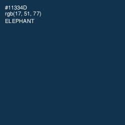 #11334D - Elephant Color Image
