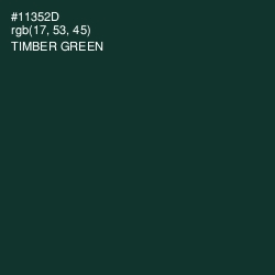 #11352D - Timber Green Color Image