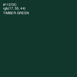 #11372C - Timber Green Color Image