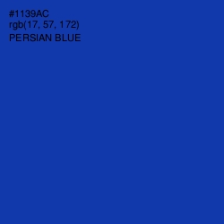 #1139AC - Persian Blue Color Image