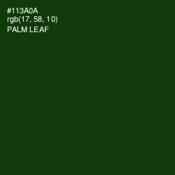 #113A0A - Palm Leaf Color Image