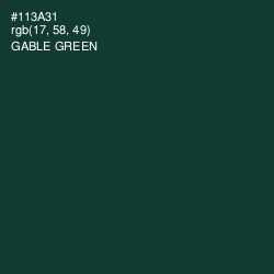 #113A31 - Gable Green Color Image