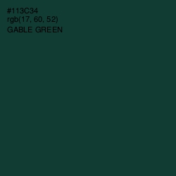 #113C34 - Gable Green Color Image