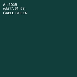 #113D3B - Gable Green Color Image