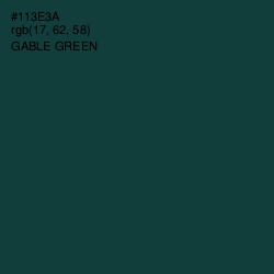 #113E3A - Gable Green Color Image