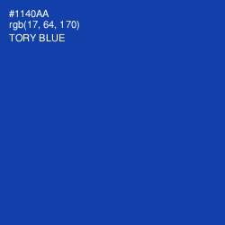 #1140AA - Tory Blue Color Image