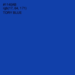 #1140AB - Tory Blue Color Image