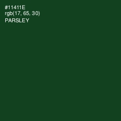 #11411E - Parsley Color Image