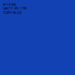 #1141B2 - Tory Blue Color Image