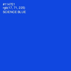 #1147E1 - Science Blue Color Image