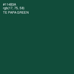 #114B3A - Te Papa Green Color Image