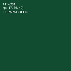 #114C31 - Te Papa Green Color Image