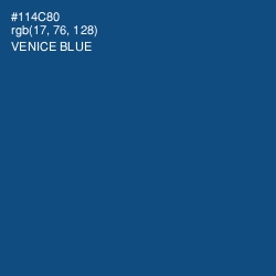 #114C80 - Venice Blue Color Image