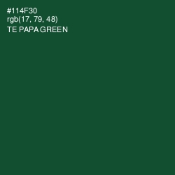 #114F30 - Te Papa Green Color Image