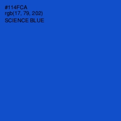 #114FCA - Science Blue Color Image