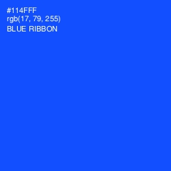 #114FFF - Blue Ribbon Color Image