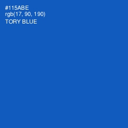 #115ABE - Tory Blue Color Image