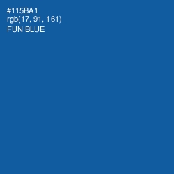 #115BA1 - Fun Blue Color Image