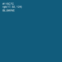 #115C7C - Blumine Color Image