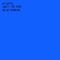 #115FFD - Blue Ribbon Color Image