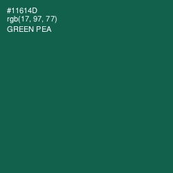 #11614D - Green Pea Color Image