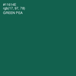 #11614E - Green Pea Color Image