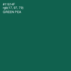 #11614F - Green Pea Color Image