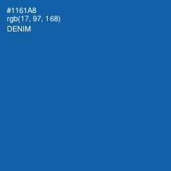 #1161A8 - Denim Color Image