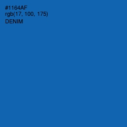 #1164AF - Denim Color Image