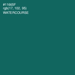 #11665F - Watercourse Color Image