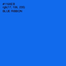 #116AEB - Blue Ribbon Color Image