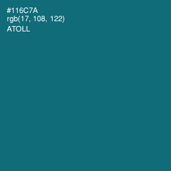 #116C7A - Atoll Color Image
