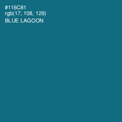 #116C81 - Blue Lagoon Color Image