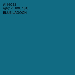 #116C83 - Blue Lagoon Color Image