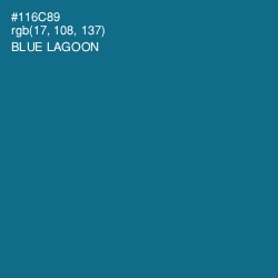 #116C89 - Blue Lagoon Color Image