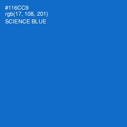 #116CC9 - Science Blue Color Image