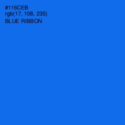 #116CEB - Blue Ribbon Color Image