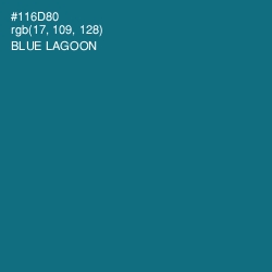 #116D80 - Blue Lagoon Color Image