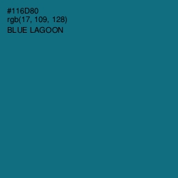 #116D80 - Blue Lagoon Color Image