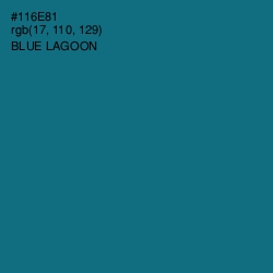 #116E81 - Blue Lagoon Color Image