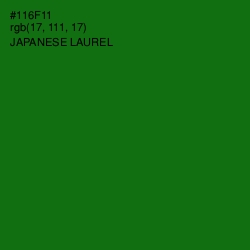 #116F11 - Japanese Laurel Color Image