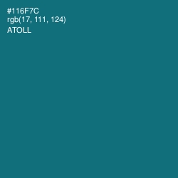 #116F7C - Atoll Color Image